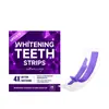 Tiras Removedoras de Manchas Moradas para Dientes Transfronterizas 28 Piezas, Limpian las Manchas de los Dientes, Proporcionan Brillo Limpio, Tiras de Cuidado Dental con Aroma a Menta Fresca