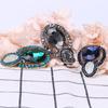 Broche de gemas de cristal nuevo y popular transfronterizo de estilo europeo y americano, temperamento de socialité, accesorios de ropa que combinan con todo.