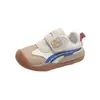 Zapatos para caminar de bebé con suelas blandas, antideslizantes, transpirables, con velcro, diseño de dibujos animados, para niños y niñas de 1 a 3 años, zapatillas de otoño