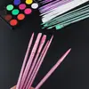Juego de 6 Pinceles de Acuarela DIY Pincel para Pintura al Óleo Digital Pelo de Nylon Coloreado Profesional Cabeza Suave Cabeza Redonda Cabeza Plana Bolígrafo de Acuarela