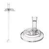 Cabezal de boquilla de tetina de calibre ancho, cabeza de reemplazo para biberón de alimentación universal de silicona completa, cabeza de boquilla de succión