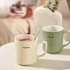 Taza de Cerámica Estilo Japonés para Mujeres, Vaso de Bebida para Parejas de Verano, Taza de Café para Oficina en Casa, Taza de Té para Hombres