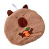 Linda Toalla de Mano Capibara Toalla Divertida de Vellón Coral Absorbente de Secado Rápido para Colgar Cocina Hogar Lavado de Cara para Niños Toalla Cuadrada Pequeña Venta al por Mayor