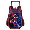 Mochila Escolar con Ruedas Modelo Nuevo Transfronteriza para Niños de 12 Pulgadas, Mochila de Estudiante de Primaria Rígida, Mochila Escolar de Jardín de Infancia con Dibujo de Kuromi