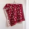 Bufanda Jacquard de Cachemir Nueva Otoño/Invierno 2026 para Mujer, Chal de Estilo Ins para Habitación con Aire Acondicionado de Gama Alta, Calentador de Cuello Grueso y Cálido