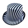 Sombrero de Copa Alta de Mago Personalizado Sombrero de Jazz Británico Negro para Hombre y Mujer Sombrero de Fieltro Plano de Caballero Retro Sombrero Francés de Detective
