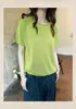 Camiseta de Algodón y Lino Estilo Japonés para Mujer Hong Kong y American Apparel/Primavera/Verano 2026, Top Holgado de Manga Corta Estilo Artístico Clásico en Cinco Colores