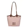 Bolsa Tote Feminina Grande Capacidade Moda Verão 2025 Cor Contrastante Casual de Ombro/Mão Simples Fashion