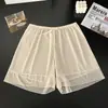 Pantalones Cortos de Seguridad de Nuevo Estilo para Mujer, Anti-Exposición, Delgados para Verano, Se Pueden Usar Afuera, Pantalones de Calabaza, Dobladillo que No se Enrolla, Pantalones Cortos para Casa, Capa Base