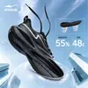 Zapatos Chengfeng 4 Hongxing Erke para Hombre Verano 2026 Nuevos Zapatos de Papá Negros para Personas de Mediana Edad y Mayores con Malla Transpirable Zapatos Deportivos para Correr