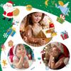 Adesivo de tatuagem de natal de desenho animado novo transfronteiriço, festa de feriado, boneco de neve de papai noel, festa divertida, adesivo temporário
