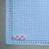 Acessórios de grampo de cabelo em formato de gota xadrez estilo coreano para artesanato DIY, presilhas laterais sem costura para meninas, materiais de presilha BB