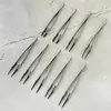 Pinzas Antiestáticas Serie Esd Sandblasted con Puntas Finas, Sin Presión en los Bordes, Endurecidas y Altamente Elásticas, Pinzas de Precisión