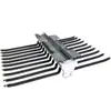 Prateleira retrátil para calças de guarda-roupa de montagem superior, extração total, trilho duplo, amortecimento suave, prateleira de puxar para calças, calças retráteis, fileira dupla