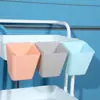 Cesta de Almacenamiento para Colgar en la Pared del Hogar Carrito de Noche para Dormitorio Estante de Almacenamiento de Cestas Pequeñas Colgantes Cesta de Almacenamiento Portátil para Colgar en la Parte Trasera del Baño