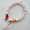 Pulseira de Vidro Borboleta Gradiente Sonho Círculo Único Pulseira de Contas Simples de Alta Qualidade Pulseira para Mulheres de Ponto Turístico Barraquinha Transmissão ao Vivo