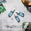 Frascos Transparentes de 5ml e 10ml com Tampa de Rosca para Cosméticos, Frascos Conta-gotas para Óleos Essenciais com Tubos, Essência de Pequena Capacidade