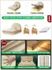 Cama Pétalo Francés Estilo Crema Cama Colgante Dormitorio Principal Cama para Niñas Cama de Princesa Dormitorio de Niñas Cama de Tela Moderna Simple