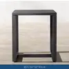 Villa Teak Sofá Pátio Jardim Mesa de Café Conjunto de Móveis Sofá Conjunto de Cadeiras de Sofá de Metal para Lazer