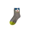 Calcetines para Niños Primavera/Verano Calcetines Finos de Algodón Calcetines de Malla Verano Infantil Calcetines Cortos Ultra-Delgados Calcetines de Perro de Dibujos Animados para Bebé de Media Pantorrilla