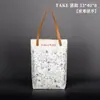 Saco de Papel Dupont Personalizado Retro Impermeável Sacola de Lona para Compras Papel Kraft Ecológico Bolsa de Mão Publicitária Logotipo Impresso Personalizado