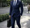 Terno Masculino Slim Fit de Um Botão Formal Disponível em Várias Cores Adequado para Ambiente de Trabalho/Casamento/Entrevista