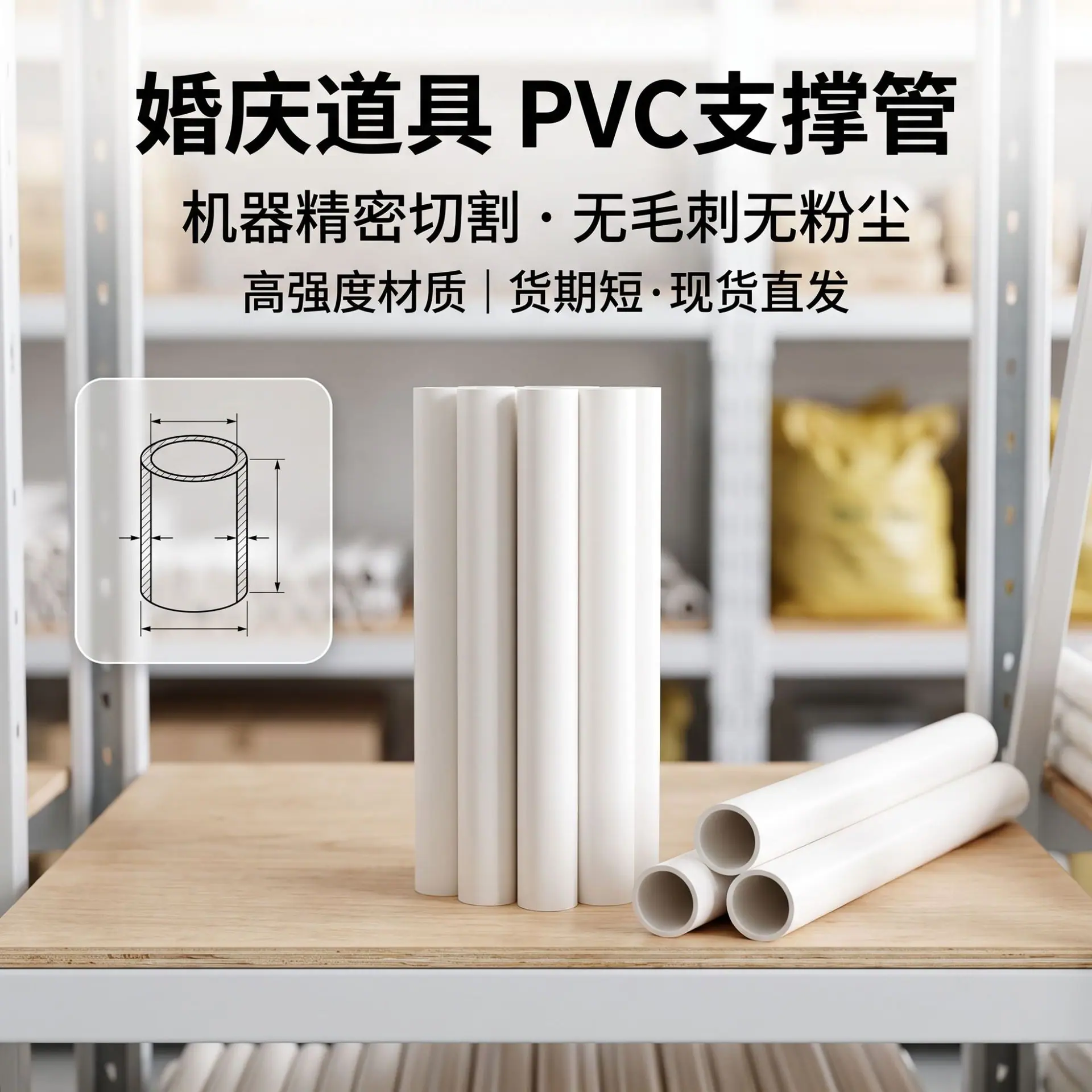 pvc短管切割加工