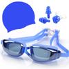 Set de Gafas de Natación Gafas de Natación para Adultos Impermeables y Antivaho Gafas de Natación de Alta Definición Equipo de Natación Gorro de Natación de Silicona Se Puede Enviar en Nombre de