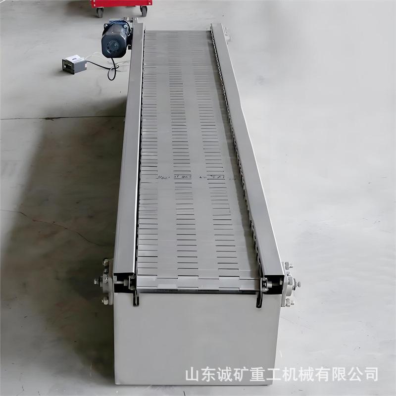 链板式爬坡输送机 不锈钢链板流水线排屑机 机械设备提升输送机