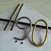 Tira de borde de plástico con borde dorado y plateado, canto de tipo T de 5 mm, tira decorativa para muebles, canto blando, tira de borde, tira de borde incrustada