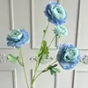 Arranjo de Flores Artificiais Azuis de Luxo para Casamento Arranjo Floral DIY Arranjo de Flores para Janela de Shopping Center ao Ar Livre Paisagismo com Flores Artificiais