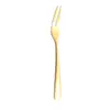 Garfo de Fruta de Aço Inoxidável 304 Garfo de Dois Dentes Garfo Criativo para Sobremesa Casa Restaurante Palito de Fruta Garfo para Bolo Garfo de Bolo Lunar