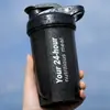 Vaso agitador para mujer, vaso mezclador para batidos sustitutos de comida con proteína en polvo, vaso de agua para deportes fitness, vaso práctico portátil con bola mezcladora