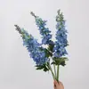 Venta directa de fábrica: Flores de lavanda artificiales en tonos azules y morados, perfectas para decoraciones de bodas y paisajismo