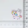 Accesorios de Resina DIY de Dibujos Animados, Pinzas para el Cabello de Pegamento de Crema de Pegaso Lindas, Hebillas para Zapatos de Funda de Teléfono, Colgantes para Llavero