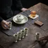 Mo Ji Mi Qing Set de Té Floreciente Set Set de Té Kung Fu Set Set de Espacio de Té Elegante Set de Té en Caja de Regalo traje