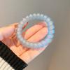 Línea telefónica de color helado transfronterizo entre Europa y Estados Unidos Anillo para el cabello Cuerda para la cabeza de moda de temperamento simple para mujer Cuerda para el cabello sin costuras Joyería