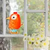 Pegatina de Vidrio de Pollo Ponedor Alternativo de Dibujos Animados Adhesivo Visual Autoadhesivo de Doble Cara Pegatina Decorativa para Vidrio de Ventana BR0445C