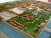 Ornatos de modelo de edifício antigo Cidade Proibida estrutura de encaixe e espiga de madeira maciça modelo de edifício antigo fabricante de modelo de edifício estilo antigo