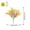 Flores Artificiales Nuevas de Otoño Flores Falsas Venta Caliente en Amazon Eucalipto Gloria de la Mañana Plantas Flores Decoración Exterior para Patio