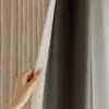 Tela de Cortina Jacquard Simple de Chenilla Nueva de Verano Lujo Ligero Gama Alta Balcón Dormitorio Cortina Opaca Venta al por Mayor