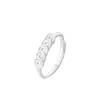 Anillo de Moneda de Cobre de Plata de Ley S999 Diseño de Nicho de Lujo Ligero Anillo para el Dedo Índice Anillo Abierto para Mujer Anillo de Moneda de los Cinco Emperadores de Gama Alta