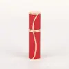 Frasco Refil de Perfume de Couro com Borda Dourada de Luxo Leve 5ml, Frasco Portátil com Borrifador de Pressão, Garrafa Vazia Recarregável para Viagem Atacado