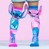 Explosiones Rojas de Internet Transfronterizas Joyería Infantil Calcetines Tendencia de Personalidad Conejo de Orejas Largas Calcetines de Princesa para Niñas Venta al por Mayor