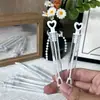 50 Piezas Botella de Jabón de Burbujas Varita de Corazón Tubo Vacío Recuerdos para Fiesta de Cumpleaños de Niños Relleno para Piñata Juguetes Regalos de Boda para Invitados