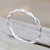 Cross-Border E-Commerce sourcing torcida corda anel desejo Diamante ondulado anel de cauda ins Vento fino anel de ouro rosa