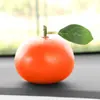 Coche naranja de simulación Adornos de naranja de la suerte de Año Nuevo coche adornos para coche decoración de sala de estar del hogar