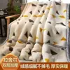 Manta Raschel de Fábrica Súper Suave Densa No Suelta Otoño Invierno Manta de Felpa de Doble Capa Regalo de Comercio Exterior Manta de Compra al por Mayor