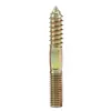 Parafusos de Cabeça Dupla Zincados Cor Carbono Atacado, Parafusos de Aperto em Uma Extremidade para Fixação de Sofá e Escada M4/M6/M8/M10