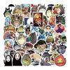 50 Zhang Riman Miyazaki adesivos de desenho animado celular copo de água mão conta adesivos